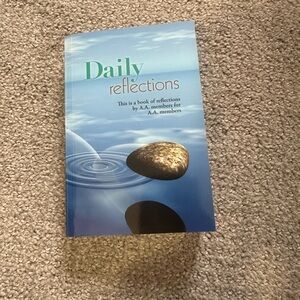 Daily Reflections Book with Blue Cover